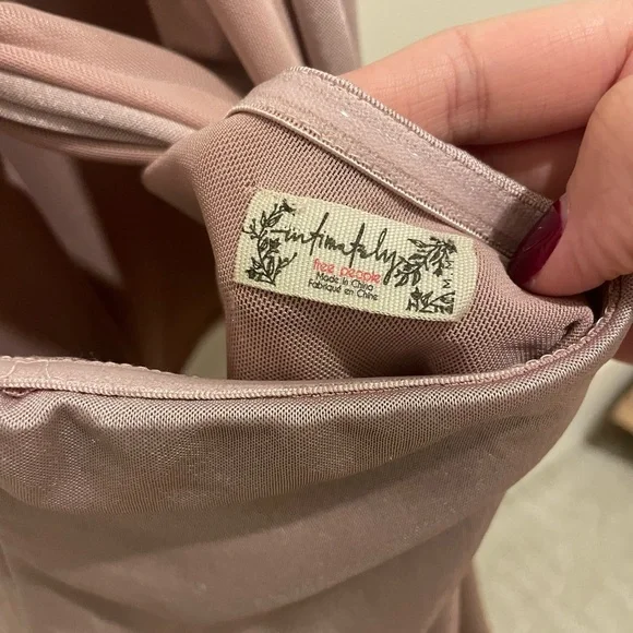 Free People Mauve “100 Ways” Bodysuit - Picture 7 of 7